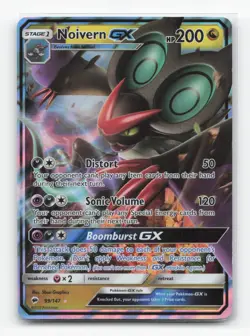 Pokemon TCG - Noivern GX 99/147 Near Mint Holo GX Rare Burning Shadows - Image 1