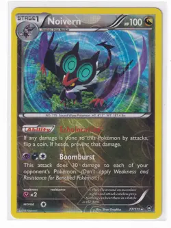Noivern 77/111 - Furious Fists - LP Reverse Holo - Pokemon TCG - Image 1