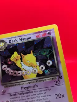 DARK HYPNO 9/82 HOLO R TEAM ROCKET POKEMON LP DARK HYPNO - Image 2