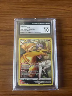 Pokemon Charizard TG03/TG30 Lost Origin Trainer Gallery Graded CGC 10 - Image 1