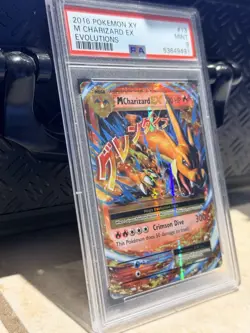 Pokemon XY M Charizard EX Holo Evolutions 2016 Mint 13/108 PSA 9 Graded - Image 3