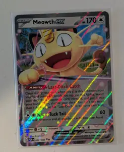 Meowth ex 062/088 Me03: Perfect Order Pokemon TCG NM - Image 1