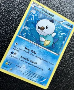 Pokemon TCG - Oshawott BW08 - Black & White Black Star Promo - Holo Rare! *NM/LP - Image 2