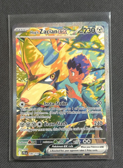 Pokemon Journey Together Special Illustration Rare Hop's Zacian ex #186 NM - Image 1