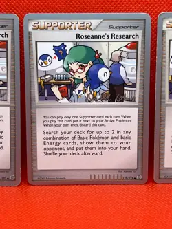 Pokemon Tcg Roseanne’s Research 125/132 WC 2008/2009/2010 x3 - Image 3