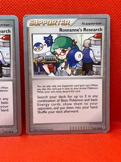 Pokemon Tcg Roseanne’s Research 125/132 WC 2008/2009/2010 x3 - Image 4