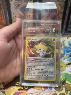 Pokemon Jirachi 119/185 Amazing Rare Vivid Voltage TAG 9 Mint - Image 1