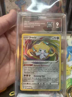 Pokemon Jirachi 119/185 Amazing Rare Vivid Voltage TAG 9 Mint - Image 4
