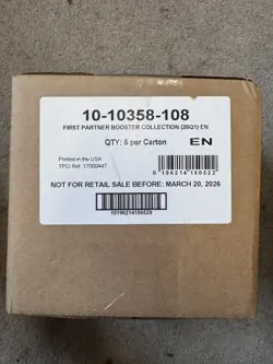 Pokemon First Partner Illustration Collection Box Sealed Case Of 6 series 1 - Image 1