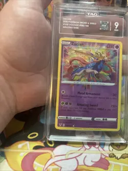 Pokemon Zacian Vivid Voltage Amazing Rare 082/185 TAG 9 Mint - Image 5
