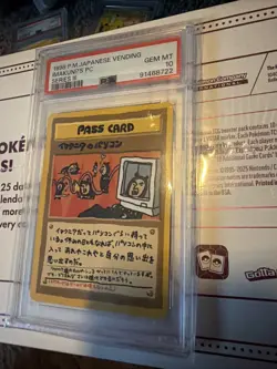 New Cert PSA 10 Pokemon ImakuniU's PC 1998 PM Japanese Vending Series III (3) - Image 1