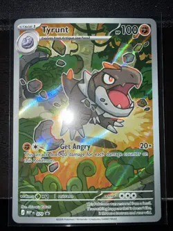Pokemon TCG Tyrunt 070 Illustration Rare Black Star Promo Perfect Order - Image 1