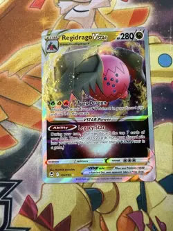 Regidrago Vstar - 136/195 Silver Tempest Ultra Rare Pokemon - NM - Image 1