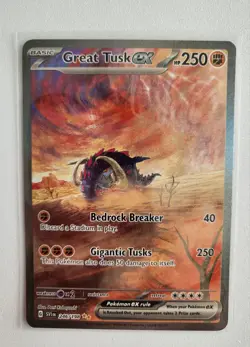 Great Tusk ex 246/198 - Scarlet & Violet Base SIR - Pokemon TCG - Image 3