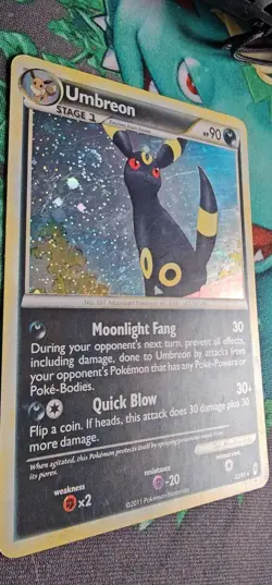 Pokemon TCG Umbreon 22/95 Holo Rare Call of Legends 2011 Good Condition - Image 5