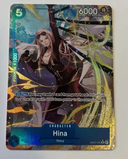 Hina (Alternate Art) EB03-025 Extra Booster: One Piece Heroines Edition Foil - Image 1