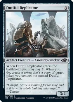 Dutiful Replicator - Light Play MTG Jumpstart 2022 - Image 1