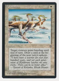 Dark Print Formation LP Ice Age 1995 WOTC MTG Magic Misprint Reserved List Rare! - Image 1