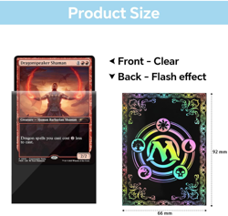 60CT MTG Card Sleeves, Textured Back Art Sleeve, MTG Sleeves Matte Back Finish, - Image 2