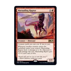 WOTC MtG Core Set 2020 Marauding Raptor (R) (Foil) NM - Image 1