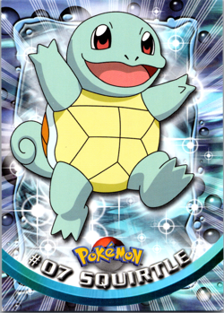 topps Pokemon TV Animation Edition UK JUMBO Promo #7 Squirtle - Image 2