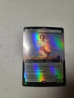 1x Peri Brown - 344 Extended Foil - MTG Doctor Who NM Free Shipping - Image 1