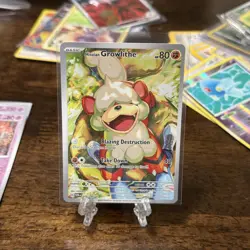 Pokemon TCG Hisuian Growlithe Twilight Masquerade IR 181/167 - Image 1