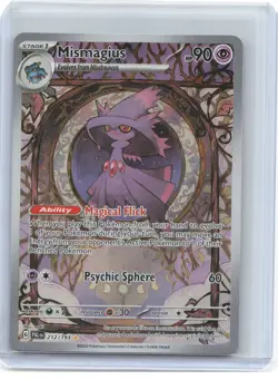 2023 Pokemon—Mismagius #212/193 Paldea Evolved—Illustration Rare Foil (LP) - Image 1