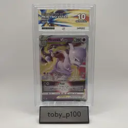 ACE 10 Mewtwo VSTAR Pokemon TCG 031/078 Pokemon Go 2022 - Perfect Subs - Image 1