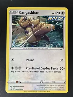 Kangaskhan 204/264 Rare Fusion Strike Pokemon TCG - Image 1