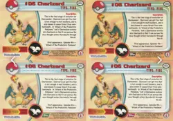 🔥Pokemon Topps Charizard #06 Green Logo TV Animation Rare.NM - Image 3