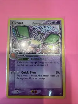 Pokemon Vibrava 24/101 Dragon Frontiers Delta Species Reverse Holo Rare HP70 - Image 1