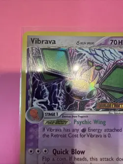 Pokemon Vibrava 24/101 Dragon Frontiers Delta Species Reverse Holo Rare HP70 - Image 2