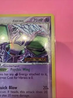Pokemon Vibrava 24/101 Dragon Frontiers Delta Species Reverse Holo Rare HP70 - Image 3