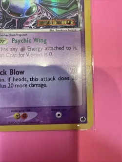 Pokemon Vibrava 24/101 Dragon Frontiers Delta Species Reverse Holo Rare HP70 - Image 4
