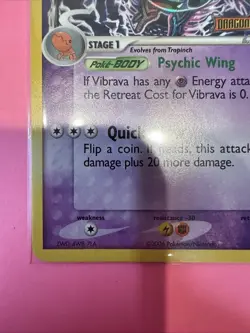 Pokemon Vibrava 24/101 Dragon Frontiers Delta Species Reverse Holo Rare HP70 - Image 5