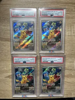 Pokemon Pikachu Scarlet Violet Promo PSA10 8-Piece Set - Image 2