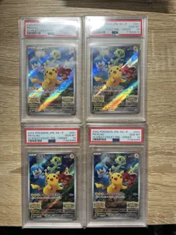 Pokemon Pikachu Scarlet Violet Promo PSA10 8-Piece Set - Image 3