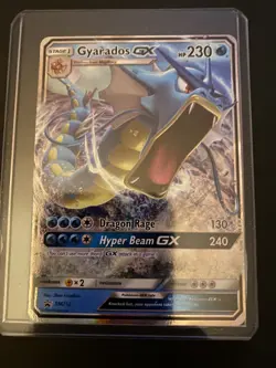 2019 Pokemon Sun & Moon Hidden Fates Gyarados GX Black Star Promo BSP #SM212 - Image 1