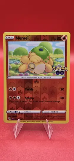 POKEMON TCG NUMEL 013/078 PEELABLE DITTO REVERSE HOLOFOIL POKEMON GO - Image 1