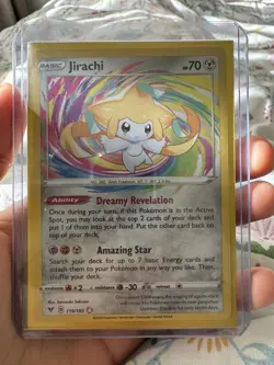 Pokemon TCG - Jirachi Amazing Rare Vivid Voltage 119/185 NM - Image 1