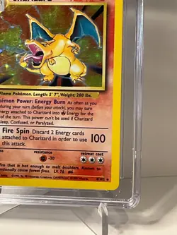 CHARIZARD (1999) 4/102 RARE UNLIMITED BASE SET HOLO CGC 6.5 EX/NM+ POKEMON - Image 5