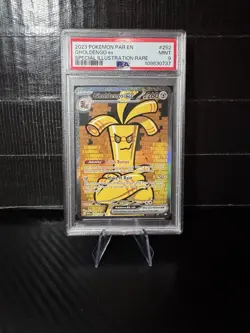 Gholdengo EX 252/182 Special Illustration Rare Pokemon PSA 9 - Image 1