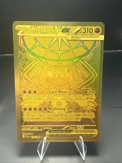 Pokemon Mega Zygarde ex 124/088 Gold Mega Hyper Rare Perfect Order - Image 2