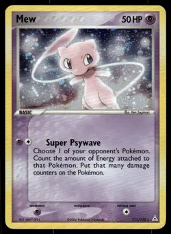 *FRI NIGHT* Mew 111/110 Holon Phantoms Secret Rare - Image 1