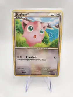 Jigglypuff Pokemon TCG Jigglypuff Heartgold & Soulsilver 68/123 Regular Common - Image 1