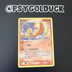 2005 Pokemon EX Unseen Forces Ho-Oh 27/115 Regular - LP A28 - Image 1