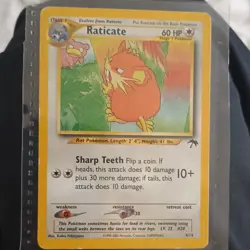 Pokemon Raticate 06/18 Southern Islands Promo English 2001 Stage 1 60 HP - Image 1