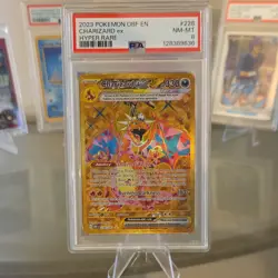 Pokemon Charizard ex 228/197 Obsidian Flames Hyper Rare Holo PSA 8 2023 - Image 1