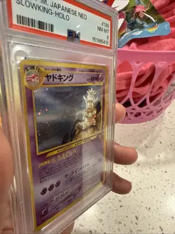 2000 Pokemon Japanese Slowking-Neo- #199 PSA 8 NM-MT Vintage Rare!! - Image 3